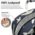 thumbnail image 5 of Obrewu Summer Ocean Starfish Lunch Bag for Adult, Insulated, Leakproof, Oxford Cloth, 5 of 7