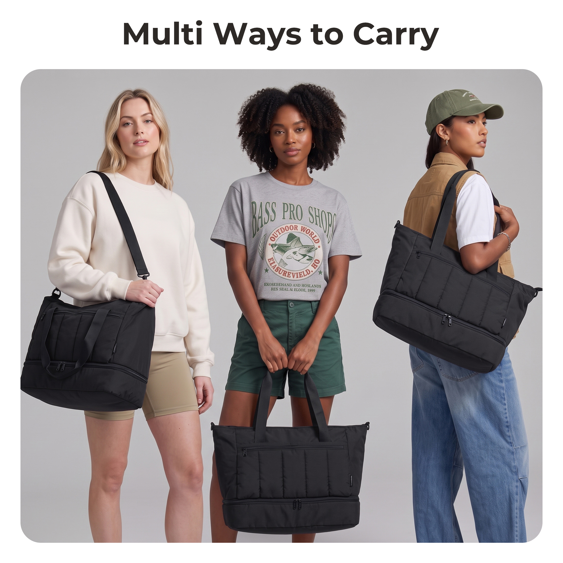 Bagsmart Weekender Overnight Bag Women photo 3