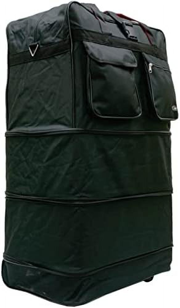 36" Rolling Wheeled Duffle Bag Spinner Suitcases Luggage Expandable