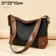 thumbnail image 2 of Hukapapa Bolsos y bolsos de cuero para mujer Bolsos de mano con asa superior Bolsos de mano Bolsos de mano para mujernegro, 2 of 5
