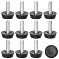 thumbnail image 1 of Niveladores de muebles ajustables, paquete de 8 M6x20x23mm tornillo de pierna niveladora para muebles enroscado para mesa, silla, 1 of 7