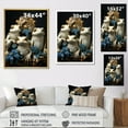 thumbnail image 4 of Designart "Baroque Frog Elegance I" Frogs & Toads Floater Framed Wall Art Prints, 4 of 5
