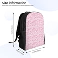 thumbnail image 4 of Cauagu Ribbon Bow Print Backpacks,Travel Daypack Casual Laptop Backpack Bookbag Fits 15 Inch Computer for Men Women, 4 of 8