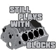 thumbnail image 2 of CafePress - Still Plays With Blocks - 11 oz Ceramic Mug - Novelty Coffee Tea Cup, 2 of 4
