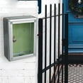 thumbnail image 4 of Abbracc Lockable Wall Mount Mailbox Letterbox Multi Functional Post Box Letter Magazines Upper Access, 4 of 8