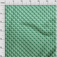 thumbnail image 3 of oneOone Velvet Green Fabric Houndstooth Sewing Material Print Fabric By The Yard 58 Inch Wide, 3 of 4