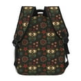 thumbnail image 4 of Rateoe Boho Owl Pattern Casual Backpack for School, Work, Travel – Adjustable Straps, Multiple Compartments – Ergonomic Design, Fits Laptops and Tablets, 4 of 5