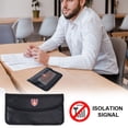 thumbnail image 2 of Fireproof Money Bag Small Document Bag Envelope Cash Storage Bag Water Resistant Bag Envelope File Pouches for Valuables, 2 of 7