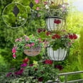 thumbnail image 5 of 4 Uds. Polea retráctil para plantas, gancho para cesta de flores colgante ajustable, colgador para cestas de jardín, macetas y comedero para pájaros, cesta colgante para decoración interior, 5 of 5