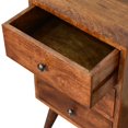 thumbnail image 6 of Wooden Nightstand, 4 Drawer Multi Chestnut Bedside, Chestnut Modern Nightstand,Solid Wood Small Nightstand, Furniture, Bedroom Furniture, Nightstands 4 Drawer Multi Chestnut Bedside, 6 of 9