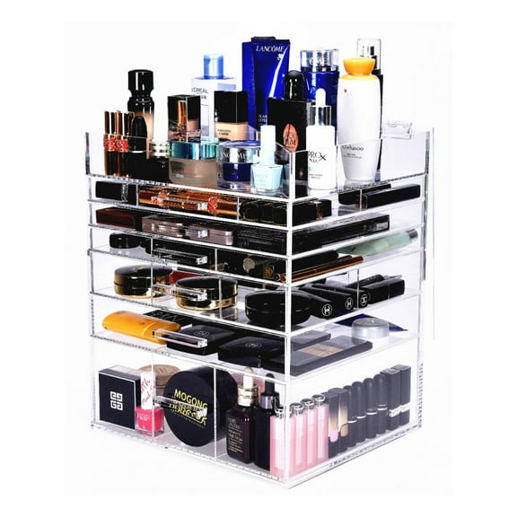 OnDisplay Cannes Luxury Handmade Acrylic 7 Tier Cosmetic/Makeup Organizer