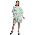 thumbnail image 3 of Moomaya Robe Courte de Caftan de Plage, Robe de Couverture Imprimée, Kaftan pour Femmes, Tenue de Plage, Couverture, 3 of 4