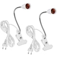 thumbnail image 1 of Lampe de Table à Led Pince Support de Lampe E27, Base de Lampe de Bureau Col de Cygne, 1 of 5