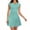 *1-Green, variant on VBVC Women's Cap Sleeve Crew Neck Dress , Ladies' Summer A-Line Swing Mini Dress , Fit and Flare Basic Tunic Dress For Women, S-2XL