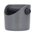 thumbnail image 3 of Caja de golpe de café, recipiente de plástico para eliminación de molienda de goma con barra para cafetería, cocina, gris, 3 of 5