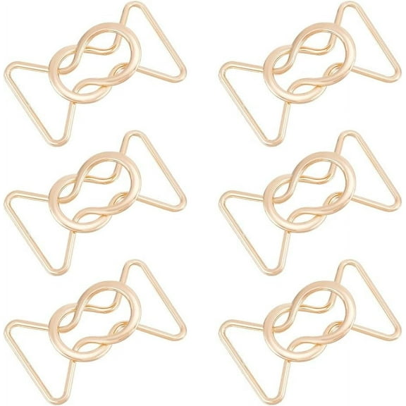 6 Sets Interlocking Alloy Buckle 2x1.6 Inch Golden Interlocking Buckle Clasp Double Side Quick Release Buckles for Belt Accessories DIY Waist Belt Sewing