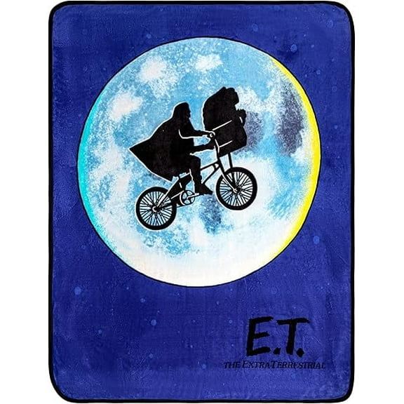 Franco E.T. The Extra-Terrestrial Micro Raschel Throw Blanket, 46" x 60", Homesick Pattern