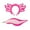Ruffled lace rose13, variant on Lovely Salamanders Headband All Age Animal Ear Hairhoop Women Girl Halloween Props Hairband Family Gathering Headwear