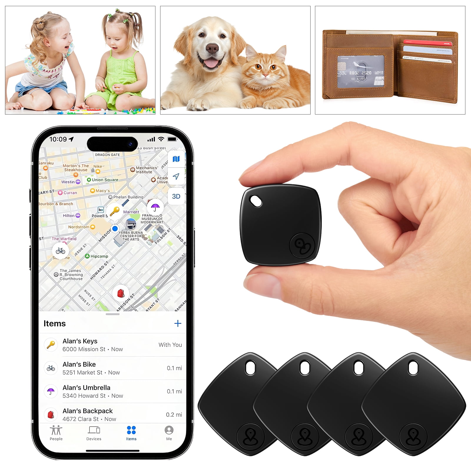 eufy Security Smart Tracker by Anker, Works with Apple Find My