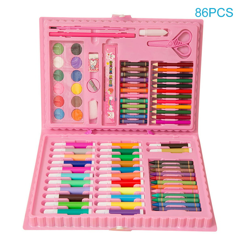 Professional 86 Pieces Drawing Kits Non-Toxic Plastic Case Kids Children  Gift Box Stationery Painting Drawing Art Set - China Art Set, School  Supplies Kit