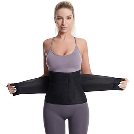 Waist Trainer For Women Sauna Belt Tummy Wrap,plus SizeWaist Trainer For Women Sauna Belt Tummy