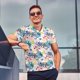 thumbnail image 4 of Fotbe Colorful Chameleons Camiseta Polo de Golf para Hombre con Estampado – Camisa Deportiva Transpirable con Cuello Abotonado-Small, 4 of 6