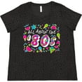 thumbnail image 3 of Inktastic All About the '80s Women's Plus Size T-Shirt, 3 of 5