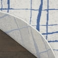 thumbnail image 6 of Nourison Whimsicle Contemporary Artistic Ivory Blue 5' x round Area Rug, (5' Round), 6 of 9