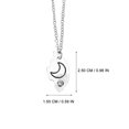 thumbnail image 2 of GOOHOCHY Collar colgante de 3 piezas Collar de estrella de luna Joya de luna de joyas coincidentes regalo, 2 of 8