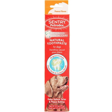 Sentry Natural Toothpaste for Dogs Peanut Butter Flavor 2.5
