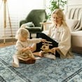 thumbnail image 4 of Ultrug Vintage Rugs Soft Accent Area Rug for Bedroom Living Room Home Decor Carpet,5'x8',Blue, 4 of 6