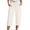 Beige, variant on 2026 New Cotton Capri Pants for Women Wide Leg Lightweight Summer Capris Casual Elastic Waist Beach Cropped Trousers with Pocket(Dark Green,S)
