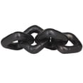 thumbnail image 6 of 14" x 3" Black Aluminum Chain Sculpture, by DecMode, 6 of 7