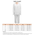 thumbnail image 1 of Conjunto de pijama de manga larga para mujer, pijama de dos piezas para mujer, top de manga larga, pantalones, ropa de dormir, conjunto de pijama de manga larg, 1 of 3