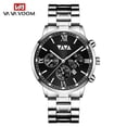 thumbnail image 3 of VAVA VOOM Top brand stainless steel watch band High quality classic clock Men's watch Multifunctional sports watch reloj hombre, 3 of 10