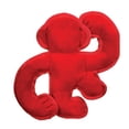 thumbnail image 4 of Hasbro Barrel of Monkeys Tough Plush & Squeak Dog Toy, 8 inches, Red, 4 of 4