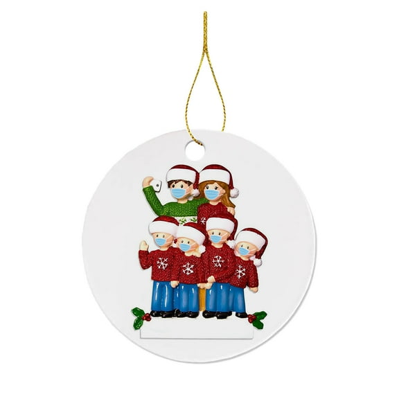 JeashCHAT Christmas Decorations Indoor Christmas Ornaments Christmas Ornaments Hanging Decoration Gift Product Personalized Family