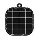 thumbnail image 1 of Cateissary Mantel para , soporte para ollas, manoplas para horno, resistencia al calor, sin rebabas, herramientas de seguridad para hornear, Mostrada Negro, 1 of 6