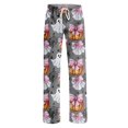 thumbnail image 5 of Gray Women's Halloween Pajama Pants Pj Pants Fall Loose Fit Party Costume 3XL, 5 of 5