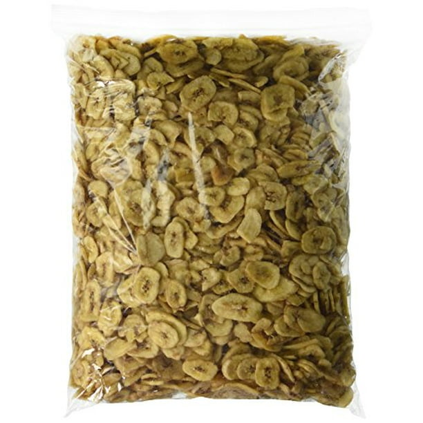 Sweetened Banana Chips Dried 5 Lbs By Green Bulk Walmart Com Walmart Com