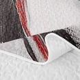 thumbnail image 5 of Homewish Red Black Circle Twin Quilt Set,Modern Abstract Twin Coverlet Set,2-Piece, 5 of 7