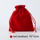 thumbnail image 1 of Bolsa de terciopelo navideña con adornos colgantes, árbol de estrellas de Navidad verde y rojo para joyería, regalo de recuerdo de fiesta, se acepta personalización, 1 of 4