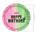 thumbnail image 2 of New Edge Wiping Witch Theme Decoration Birthday Decoration Plate Tissue Paper Cup Flag Pulling Set, 2 of 5