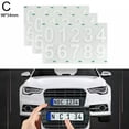 thumbnail image 3 of Invisible Digital Reflective License Plate Stickers White - Enhanced Nighttime Visibility, 3 of 6