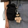 thumbnail image 4 of Adorable Plush Bear Keychain Pendant Korean Spring Aesthetic Lovely Phone Bag Decoration Charm For Girls, 4 of 8