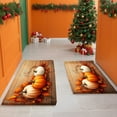thumbnail image 3 of 3PCS Kitchen Mat set,Welcome Door Flannel Rug,Home Decor for Front Door,Kitchen, Bathroom, Pumpkins On Wooden Floor Mats ,Great Thanksgiving Day Housewarming gift for Family and Friends., 3 of 8