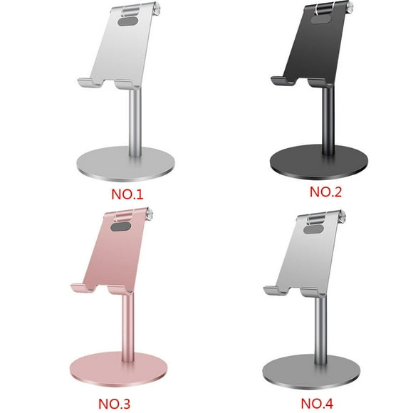 pitrice Aluminum Alloy Desk Desktop Phone Holder Cellphone Tablet Portable Adjustable Multi-Angle Desk Stand