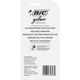 thumbnail image 3 of BIC Gel-ocity Original Blue Gel Pens, Medium Point (0.7mm), 4-Count Pack, Retractable Gel Pens With Comfortable Grip, 3 of 5