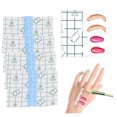 thumbnail image 4 of Adhesive Cosmetic Palette, 100pcs Safe Portable Transparent Disposable Makeup Mixing Palette Breathable  For Cosmetic, 4 of 8