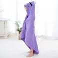 thumbnail image 4 of Popvcly Baby Bath Towel Hooded Ultra Soft Towel Highly Absorbent Bathrobe Blanket Toddlers Shower Gifts for Boys Girls-35.4" x 35.4" 0-6 Years, 4 of 7